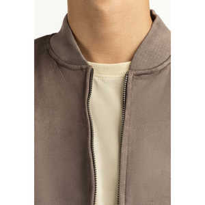 เสื้อแจ็คเก็ต PU สไตล์วินเทจสำหรับฤดูใบไม้ร่วงและฤดูใบไม้ผลิ คอตั้ง ปิดด้วยซิป กันน้ำ ทรงปกติ ไซส์ XS - Product Image 5