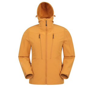 Veste Softshell à capuche en polyester personnalisée pour l'hiver Streetwear Doux Respirant Solide - Product Image 4