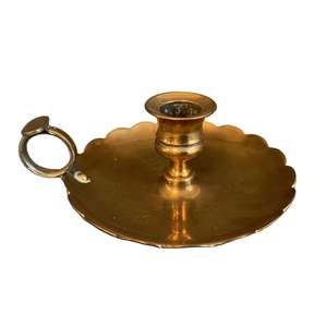 Bougeoir en laiton d'aspect vintage, bougeoir en laiton massif vintage, décoration d'intérieur, accent décoratif, décoration de table - Product Image 6