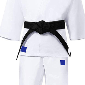 热销专业男士空手道制服纯色武术套装定制Logo直销厂家柔道制服 - Product Image 6