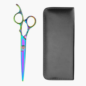 Tijeras de color titanio para peluquería en acero inoxidable, tamaño personalizado y diseño, tijeras para cortar cabello, tijeras para cortar cabello - Product Image 1