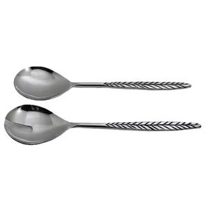 Ensemble de serveurs à salade en acier inoxydable, écologique, lavable au lave-vaisselle, accessoires de cuisine, outils à salade - Product Image 3