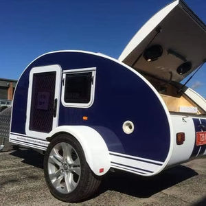 Remolques de fibra de vidrio tipo lágrima decorados en venta - Product Image 1