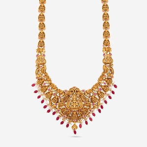 Antique Gold Plated 185196 Wedding Engagement Beaded <b>Ruby</b> Diamond Pearl Inlaid Religious Number Shape Claw Setting Brass Alloy - Product Image 1