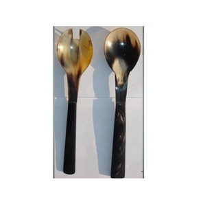 Coupe-salade en corne de buffle polie à la main Essoreuse à salade de légumes Outils simples personnalisés Style d'image Famille Couleur Caractéristique Eco Set - Product Image 6