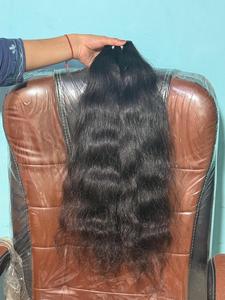 Extensions de cheveux vierges alignés sur des cuticules non transformées de haute qualité Paquets de cheveux humains bruts du temple indien Fourniture directe du vendeur - Product Image 3