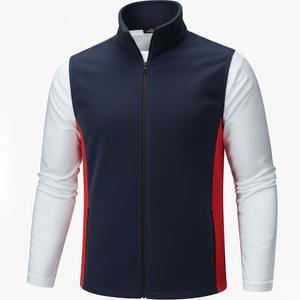 Chaleco de Forro Polar Cálido y Transpirable Reversible para Hombre, Informal, para Otoño, con Cierre, Ligero, con Bolsillos, para Senderismo y Golf - Product Image 3