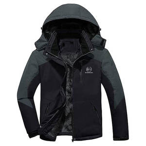 Veste de ski pour homme en polyester 100% avec logo personnalisé en gros, imperméable, pour une utilisation en extérieur, veste d'hiver pour homme - Product Image 1