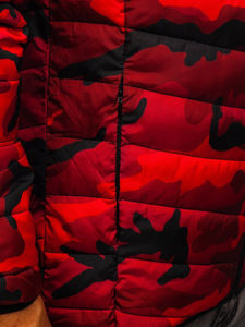 Vente de gros Veste matelassée en duvet avec capuche pour hommes Veste matelassée respirante pour hommes, personnalisée, chaude, épaissie, hiver OEM - Product Image 3