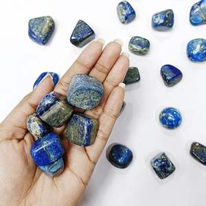 Pierres de dégringolade en Lapis Lazuli naturelles de qualité supérieure-Cristaux de guérison d'un bleu profond pour la sagesse et la vérité - Product Image 6