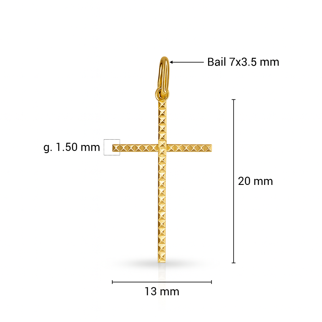 เยลโลว์โกลด์ 20x13มม