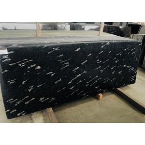 Azulejo de Granito Negro Diseño Moderno, Losa Grande, Acabado Pulido, para Cocina, Comedor, Sala de Estar, Baño, Escaleras Exteriores, Duradero - Product Image 3