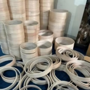 Cercles en bois naturel pour artisanat, tailles personnalisées pour la broderie et le quilting - Product Image 2