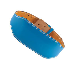 Customizable Adult Single Prong Waist Strap Breathable and Protective Leather Power Lifting <b>Belt</b> for Effective <b>Weightlifting</b> - Product Image 3