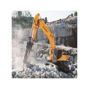 Brise-roche hydraulique pour excavatrice, robuste, pour travaux sur roche et béton - Product Image 3