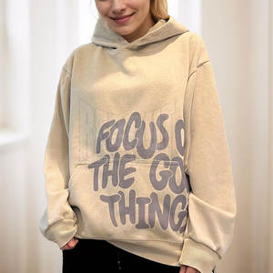 Fabrication professionnelle de sweats à capuche imprimés amples de style nouveau, vente en gros de sweats à capuche imprimés amples de haute qualité - Product Image 3