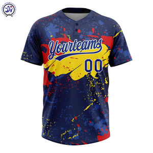 Vêtements de sport de plein air de haute qualité dernière conception hommes 2024 uniforme de Baseball professionnel maillot de Sublimation personnalisé - Product Image 6