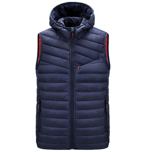 Personalizable de los hombres sin mangas con capucha impermeable ecológico burbuja Puffer chaleco chaqueta cálido invierno impermeable de secado rápido personalizado - Product Image 3