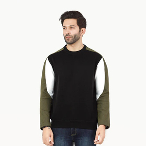 Blanc impression personnalisée col rond goutte épaule hommes hiver sweat 500 Gsm polaire 100% coton écologique de haute qualité - Product Image 6