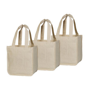 Conception personnalisée de la plus haute qualité Sacs fourre-tout en toile de coton de couleur crème Sacs à provisions promotionnels du fabricant indien - Product Image 1