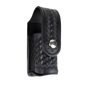 Porte-épices en cuir véritable, porte-clés, porte-aérosol de défense personnelle, fermeture à bouton-pression, accessoire portable pour femmes et hommes - Product Image 3