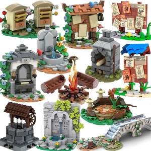 For Lego Moc Medieval Construction DIY Assemble <b>Building</b> <b>Blocks</b> Sets Kids 1:8 Scale Plastic <b>Building</b> <b>Blocks</b> <b>Block</b> Toy - Product Image 1
