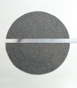 Novedades, Más Vendidos, Manteles de Yute con Cuentas de Madera y Perlas de Nácar, Bordados de Lujo, Ecológicos y Personalizados - Product Image 6