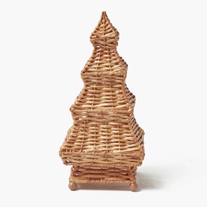 Arbre de Noël en rotin fabriqué au Vietnam matériau écologique utilisé pour la décoration de la maison ornements en gros - Product Image 1