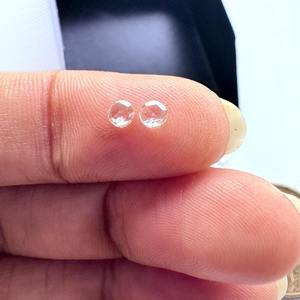 เพชรทรงแฟนซีโรสคัท 1.00 ถึง 5.00 กะรัต ความสะอาดระดับ VVS รับรองโดย IGI เพชรเพาะเลี้ยงในห้องปฏิบัติการ สี E เจาะด้วยเลเซอร์สำหรับเครื่องประดับสั่งทำพิเศษ - Product Image 4