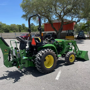 Tractor Agrícola John Deere 3025E con Retroexcavadora 370B, Motor Diésel, Tracción en las Cuatro Ruedas, Transmisión Hidrostática con Caja de Cambios y Rodamientos - Product Image 3