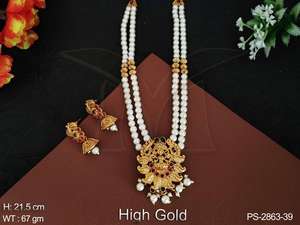 Bijoux de Temple de Style fantaisie, or élevé, poli de styliste, beaux bijoux de mode, ensemble de pendentifs de Temple - Product Image 2