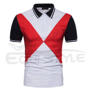 Polos originales unisex de alta calidad de algodón poliéster de manga corta polos de moda con logotipo personalizado polos - Product Image 1
