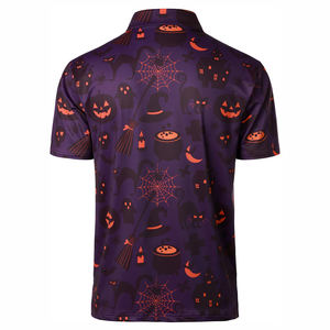 Hombres ligeros de calidad superior para Polo Nuevo diseño con sublimación de patrón sólido OEM personalizado MOQ bajo - Product Image 3