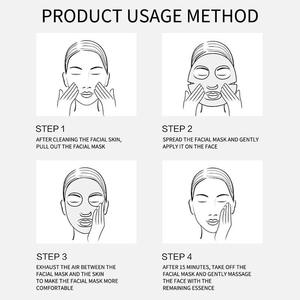 Masque en tissu éclaircissant, hydratant et anti-rides aux fruits, à l'aloe vera authentique, effet liftant, exclusivité transfrontalière, fabricant ODM/OEM - Product Image 4