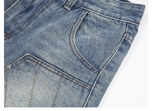 Short en jean noir à la mode pour femme avec ourlet effiloché-élégant décontracté été porter Y2K charme poche cargo wrap - Product Image 6
