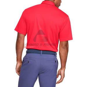 OEM personalizado de los hombres de golf para la camisa de punto de secado rápido transpirable de manga corta al por mayor 2025 - Product Image 2