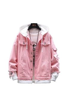 Chaqueta vaquera personalizada de alta calidad OEM, abrigo a la moda para hombre, chaqueta vaquera para hombre al por mayor de fábrica - Product Image 1