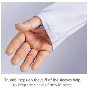 เสื้อตกปลาแขนยาวสำหรับผู้ชาย UPF 50ระบายอากาศได้ดีมีโลโก้ตามสั่งสไตล์ใหม่ - Product Image 5