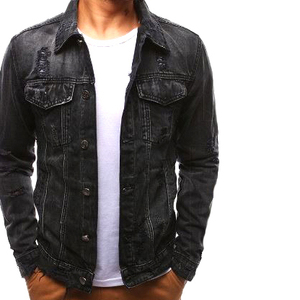 Vestes en jean de laine de haute qualité pour hommes personnalisées avec logo personnalisé coupe coudre haute qualité prix compétitif pour l'hiver - Product Image 1