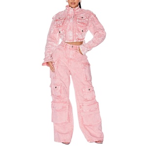 Pantalones Cargo Ligeros para Hombre, Elegantes y Cómodos, MOQ Bajo, Ropa Deportiva Casual con Bolsillos y Diseño Acampanado 2026 - Product Image 2