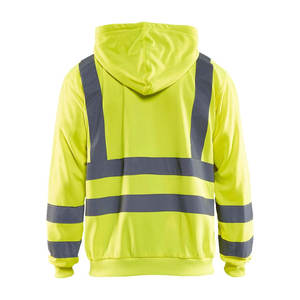 2025 sudaderas con capucha con cremallera reflectante de alta visibilidad chaquetas seguridad ropa de trabajo de invierno ropa de seguridad - Product Image 3
