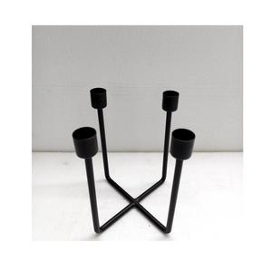 Bougeoirs en métal à finition antique pour une utilisation en intérieur et en extérieur, parfaits pour les mariages, les fêtes et les décorations festives à domicile - Product Image 5