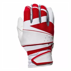 Gants de frappe de baseball de qualité supérieure Gants de frappeur pour hommes Gants de frappeur en cuir véritable Toutes les tailles pour jeunes et adultes pour l'entraînement - Product Image 3