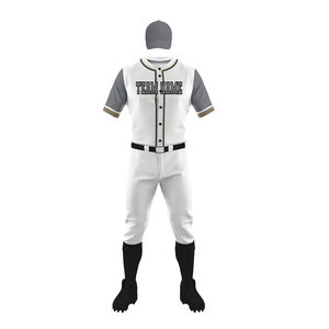 Uniforme de baseball imprimé avec logo personnalisé 2025 pour hommes, nouveau design, uniforme de baseball de bonne qualité, couleur unie, service OEM - Product Image 2