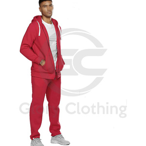 ชุดกีฬาผ้าฝ้ายมีฮู้ดสำหรับผู้ชายชุดวอร์มแขนยาวเต็มตัวป้องกันการยับ - Product Image 6