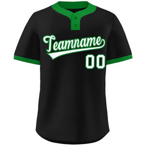 Maillot de baseball boutonné de haute qualité avec numéro de nom personnalisé et logo maillot respirant et imprimé à prix de gros - Product Image 4