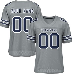 Camisetas sublimadas de fútbol americano OEM, malla de poliéster, tela de secado rápido, logotipo de equipo personalizado, nombre, números, uniforme deportivo - Product Image 6