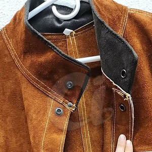 Vêtements de travail veste de soudage de couleur unie fabriquée au Pakistan veste de soudage Offre Spéciale veste de soudage - Product Image 3