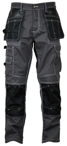 Pantalons de sécurité de chantier à haute visibilité personnalisés en gros OEM, pantalons en coton extensible pour le travail en extérieur - Product Image 4
