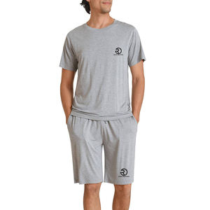 2025 Wholesale Custom Summer New Arrival Jogging Sportswear Gym Tracksuit and <b>Shorts</b> 2 Piece <b>Shorts</b> Men Cotton Summer Set - Product Image 4